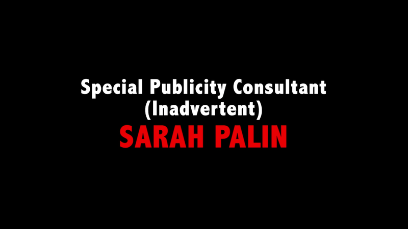 Illustration for article titled Well, at least Sarah Palin made it into the credits of Who Is America?